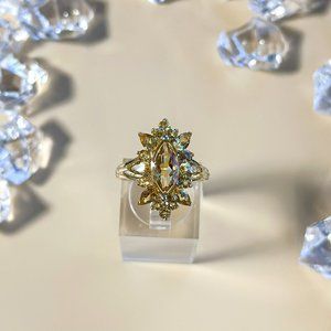 Citrine Ring 10K Yellow Gold